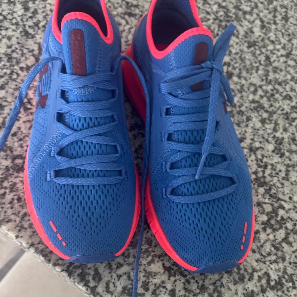 Under Armour Blue and Pink Running Shoes